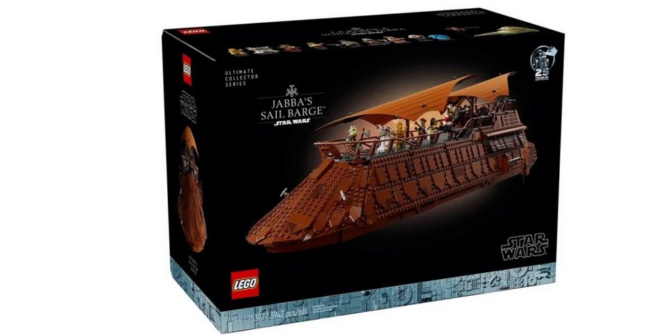 LEGO® Star Wars 75397 - Jabbas Segelbarke Spielbausteine, (1194 St)