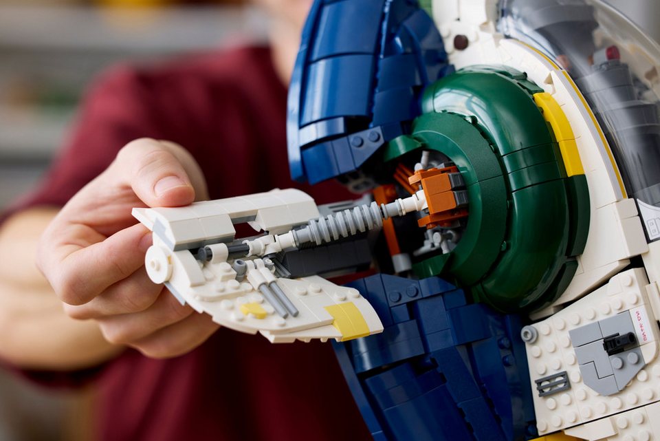 LEGO® Star Wars 75409 Jango Fetts Sternenschiff der Firespray-Klasse Konstruktionsspielsteine