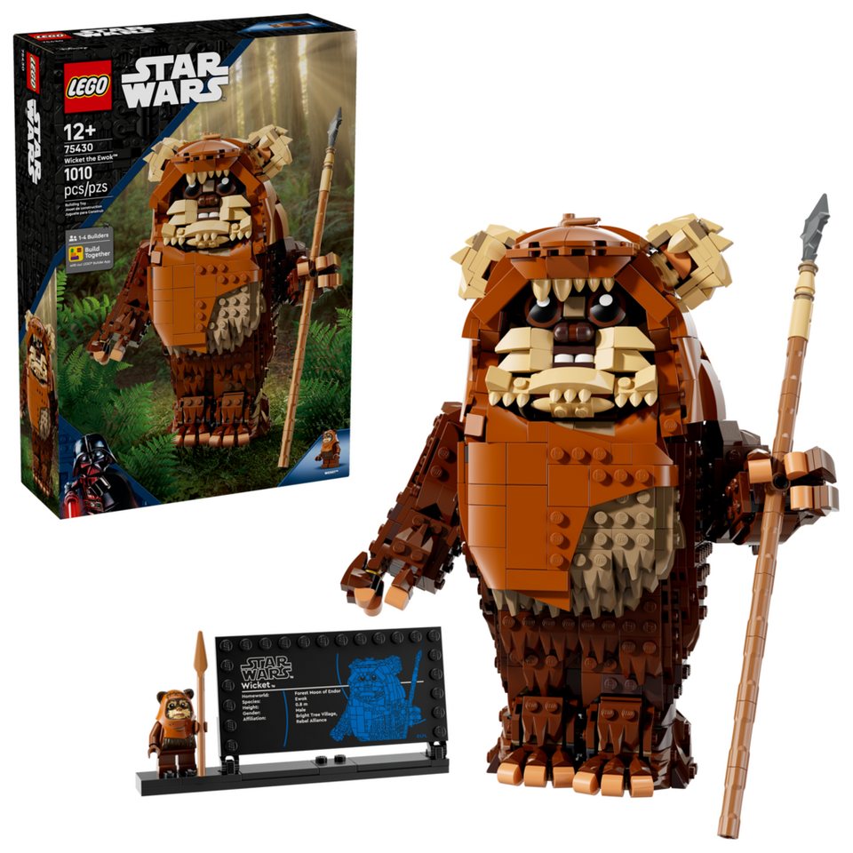 LEGO® Star Wars 75430 Der Ewok Wicket™ Spielbausteine, (Set, 1010 St., Set)