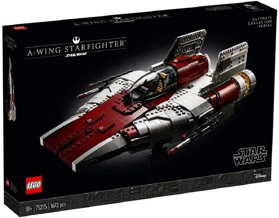LEGO® Star Wars - A-wing Starfighter (75275) Spielbausteine, (1673 St)
