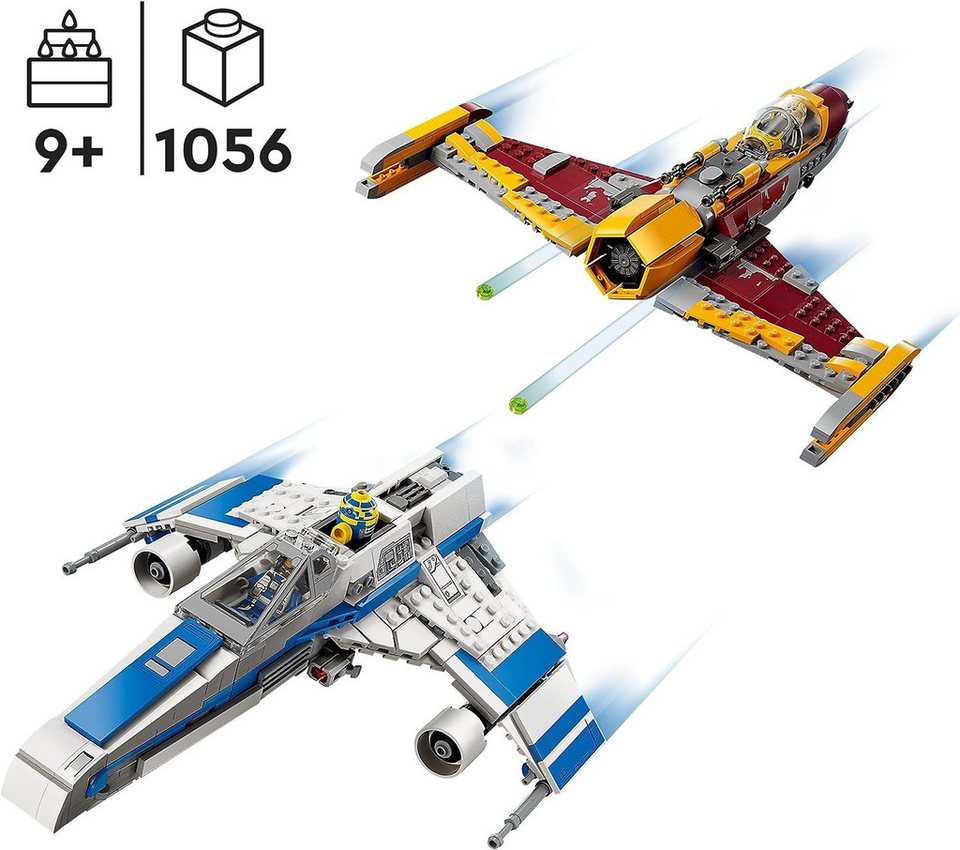 LEGO® Star Wars - New Republic E-Wing vs. Shin Hatis Starfighter (75364) Konstruktions-Spielset, (1056 St)