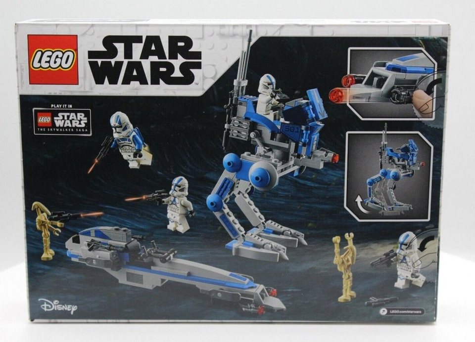LEGO® Star Wars Set 75280 Battle Pack der 501. Legion Clone Troopers Konstruktionsspielsteine, (285 St)