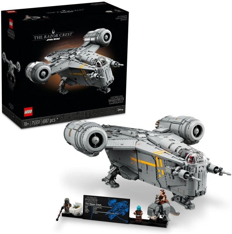 LEGO® Star Wars: The Mandalorian - The Razor Crest (75331) UCS Konstruktions-Spielset, (Star Wars: Ultimate Collectors Series, 6187 St., Star Wars: Ultimate Collectors Series)