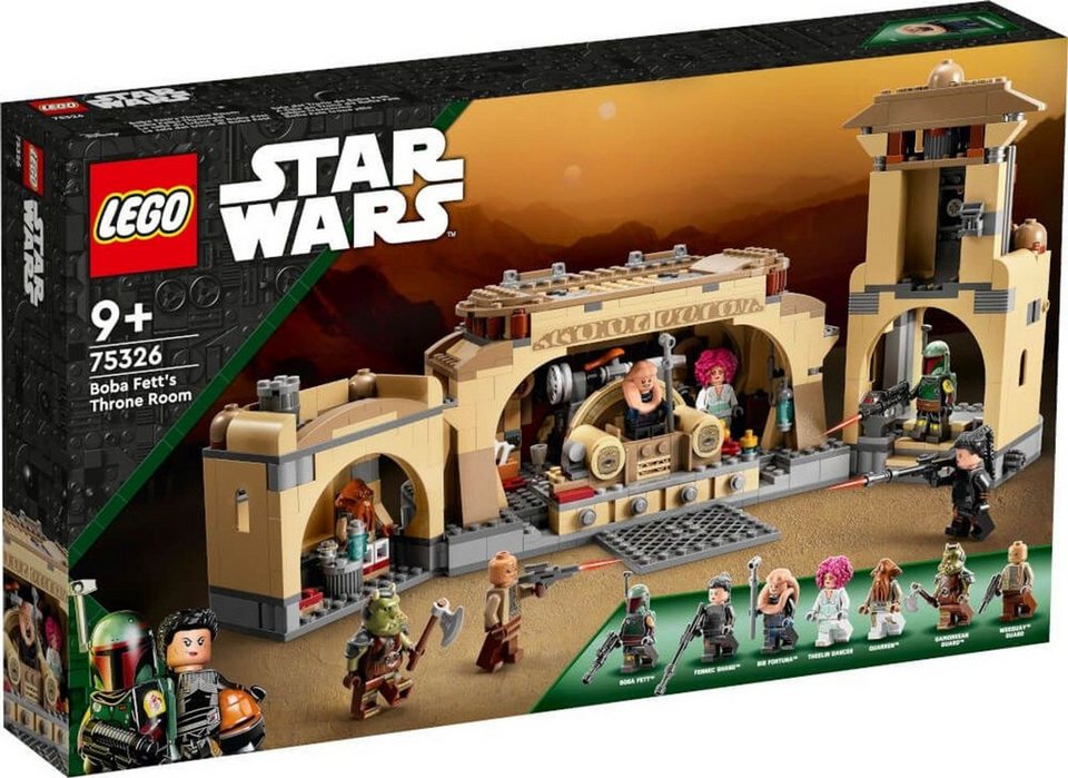 LEGO® Star Wars™ Boba Fetts Thronsaal Konstruktionsspielsteine, (Boba Fetts Thronsaal, Klemmbausteine), Made in Europe