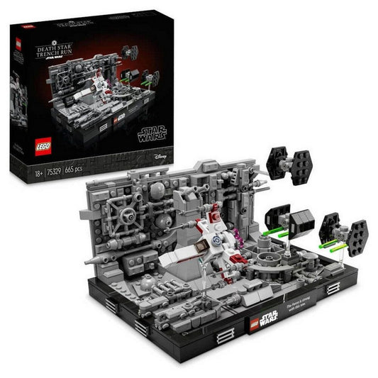 LEGO® Star Wars™ Death Star™ Trench Run Diorama Konstruktionsspielsteine, (Death Star™ Trench Run Diorama, Klemmbausteine), Made in Europe