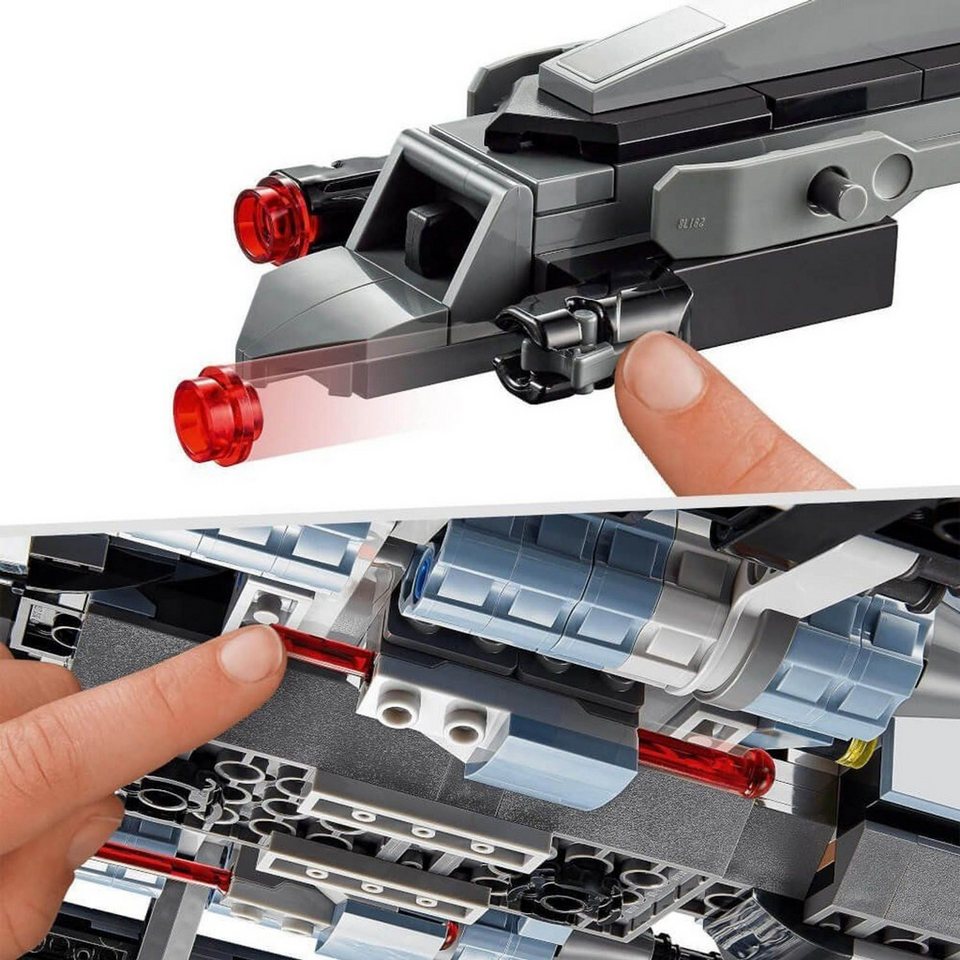 LEGO® Star Wars™ Star Wars Angriffsshuttle aus The Bad Batch™ Konstruktionsspielsteine, (Star Wars Angriffsshuttle aus The Bad Batch™, Klemmbausteine), Made in Europe