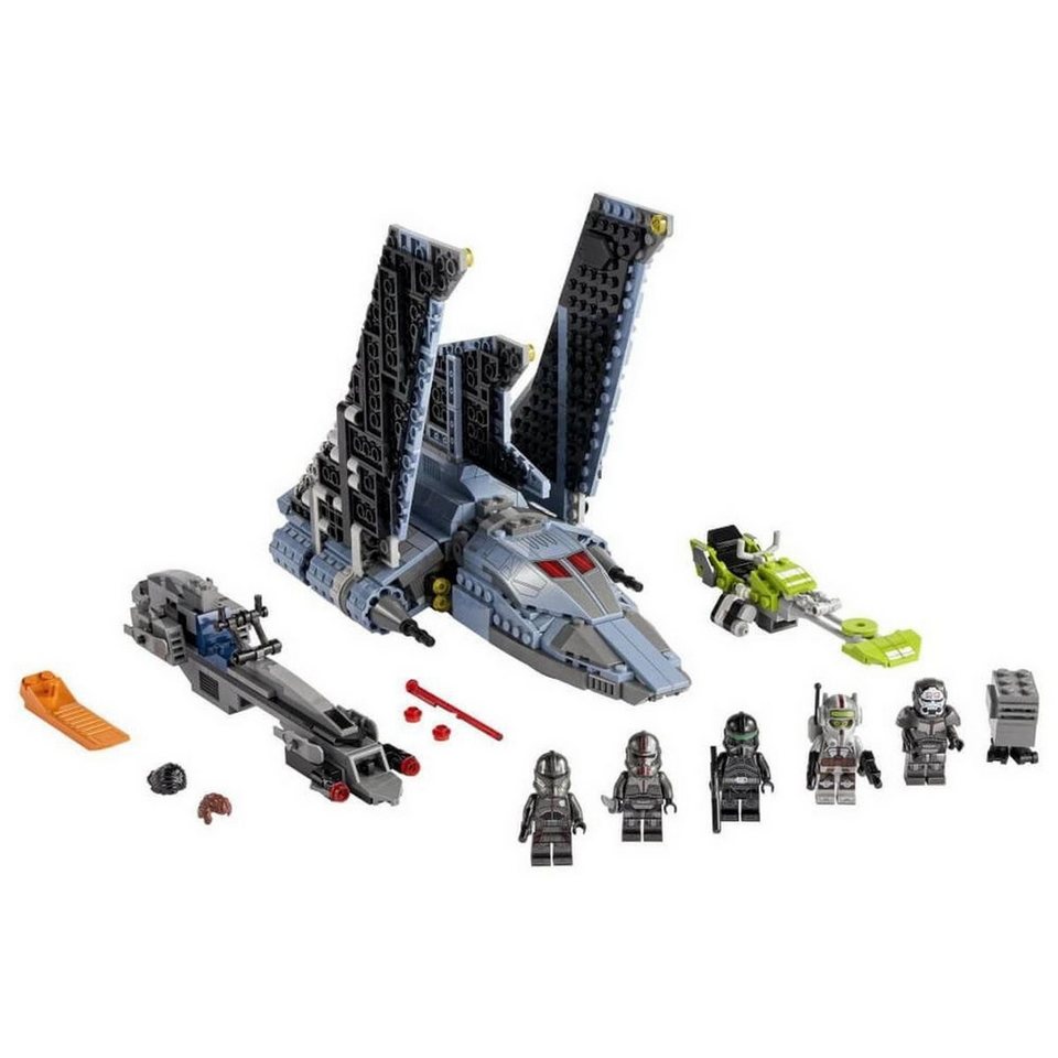 LEGO® Star Wars™ Star Wars Angriffsshuttle aus The Bad Batch™ Konstruktionsspielsteine, (Star Wars Angriffsshuttle aus The Bad Batch™, Klemmbausteine), Made in Europe