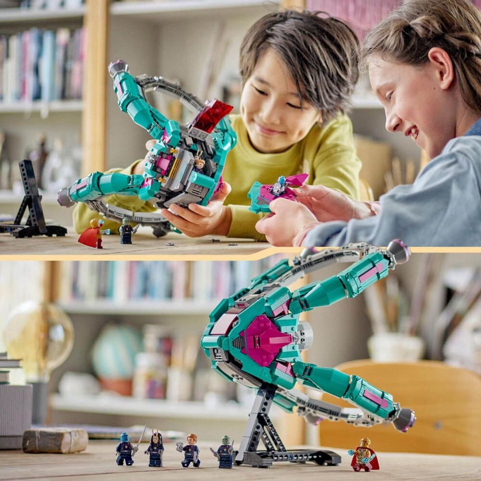 LEGO® Super Heroes Das neue Schiff der Guardians Konstruktionsspielsteine, (Das neue Schiff der Guardians, Klemmbausteine), Made in Europe