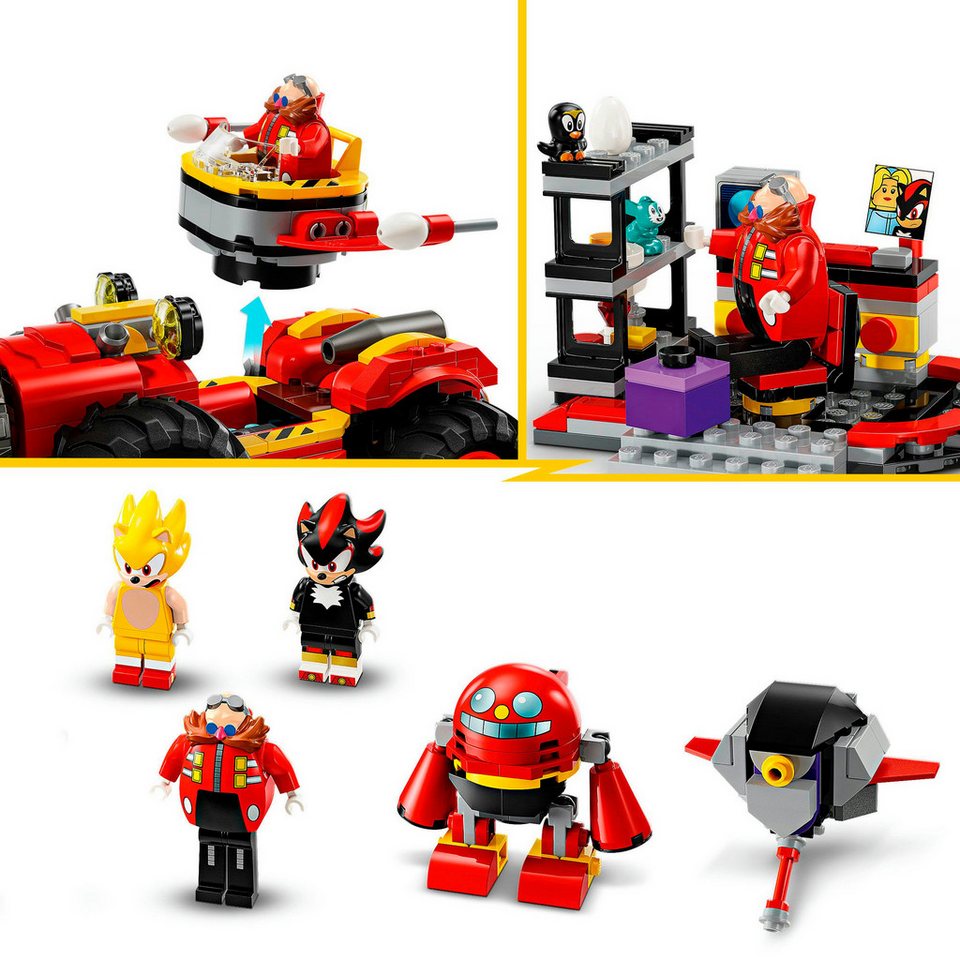 LEGO® Super Sonic vs. Egg Drillster (76999), LEGO Sonic Konstruktionsspielsteine, (590 St), Made in Europe