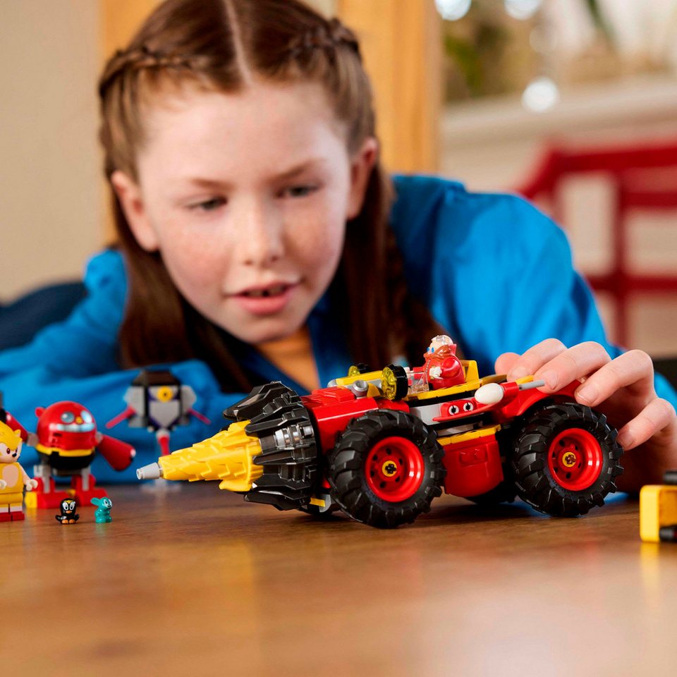 LEGO® Super Sonic vs. Egg Drillster (76999), LEGO Sonic Konstruktionsspielsteine, (590 St), Made in Europe
