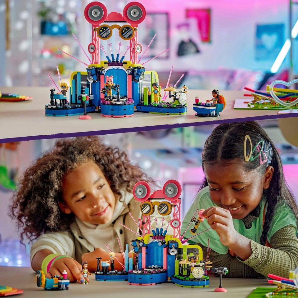 LEGO® Talentshow in Heartlake City (42616), LEGO Friends Konstruktionsspielsteine, (669 St), Made in Europe
