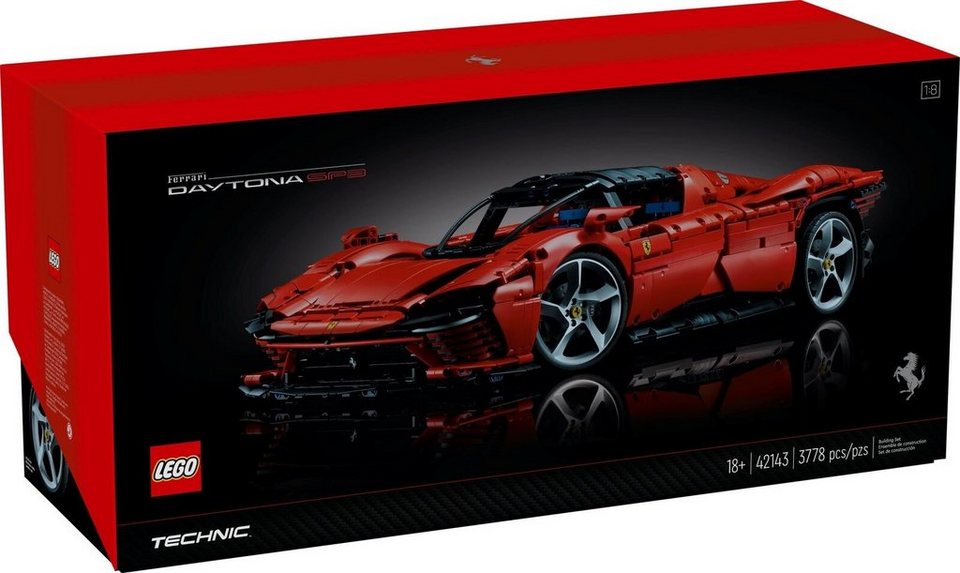 LEGO® Technic 42143 Ferrari Daytona Spielbausteine, (3778 St)