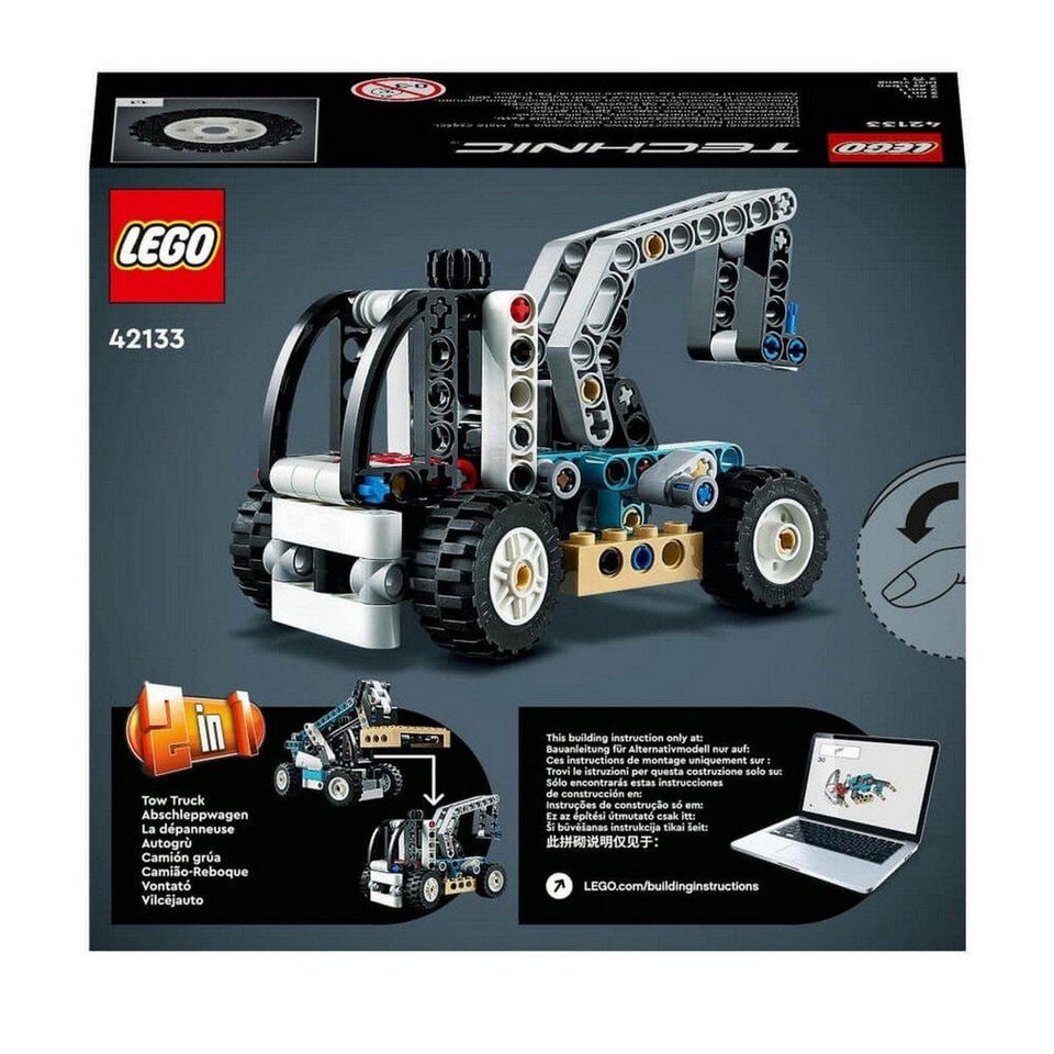 LEGO® Technic Teleskoplader Konstruktionsspielsteine, (Teleskoplader, Klemmbausteine), Made in Europe