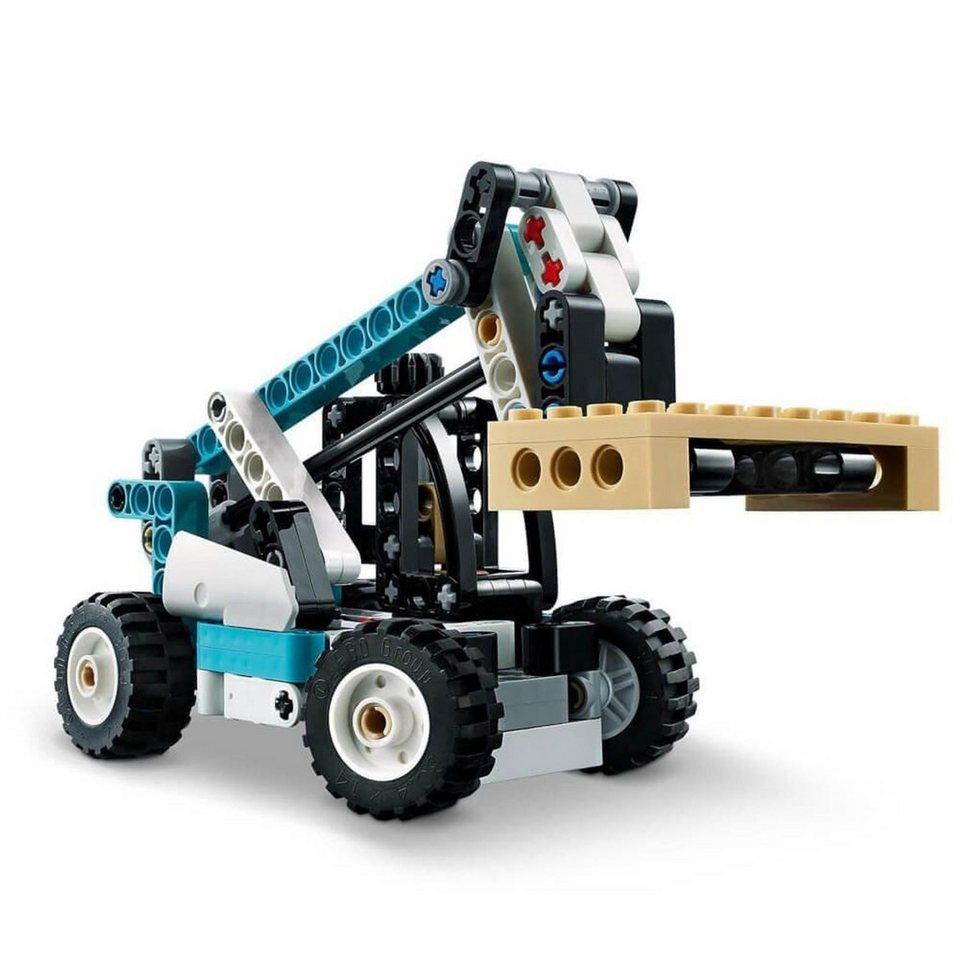 LEGO® Technic Teleskoplader Konstruktionsspielsteine, (Teleskoplader, Klemmbausteine), Made in Europe