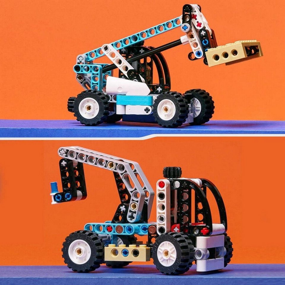 LEGO® Technic Teleskoplader Konstruktionsspielsteine, (Teleskoplader, Klemmbausteine), Made in Europe