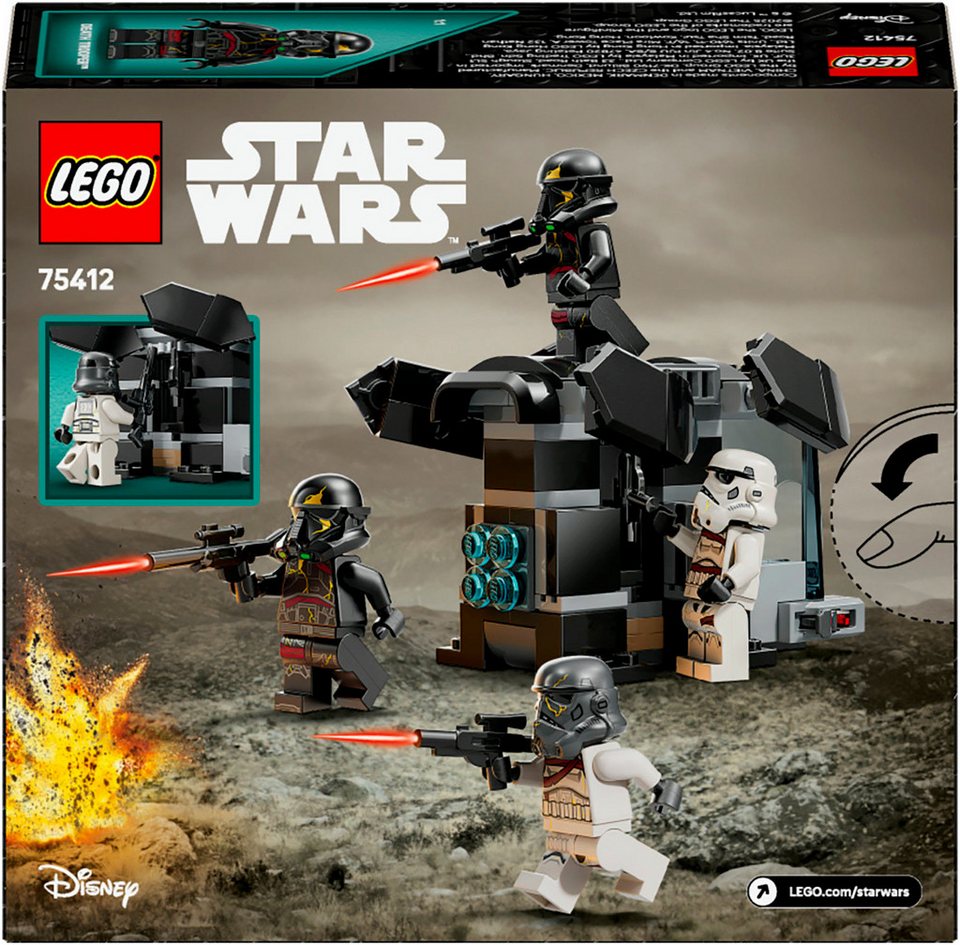 LEGO® Todestruppler & Nachttruppler Battle Pack (75412), LEGO Star Wars™ Konstruktionsspielsteine, (119 St), Made in Europe