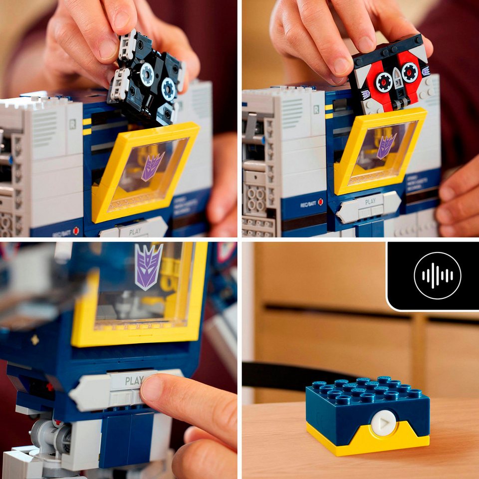 LEGO® Transformers: Soundwave (10358), LEGO Icons Konstruktionsspielsteine, (1505 St), Made in Europe