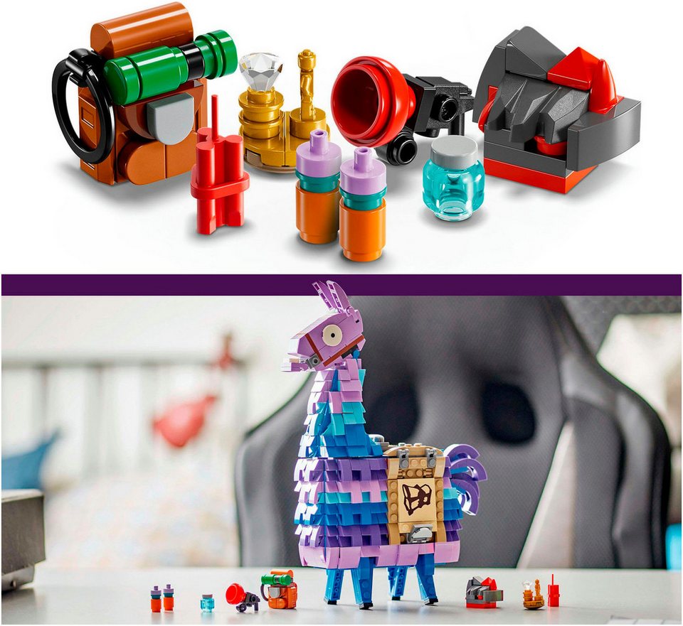 LEGO® Vorratslama (77071), LEGO Fortnite Konstruktionsspielsteine, (691 St), Made in Europe