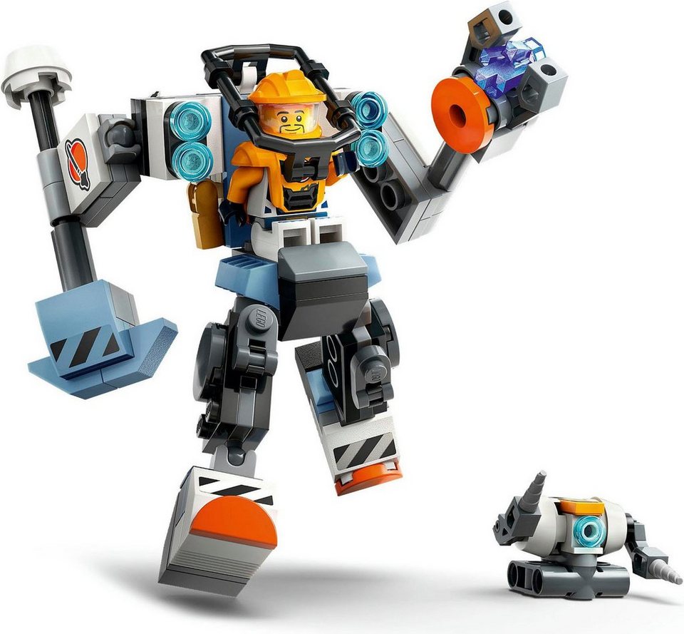 LEGO® Weltraum-Mech (60428), LEGO City Konstruktionsspielsteine, (140 St), Made in Europe