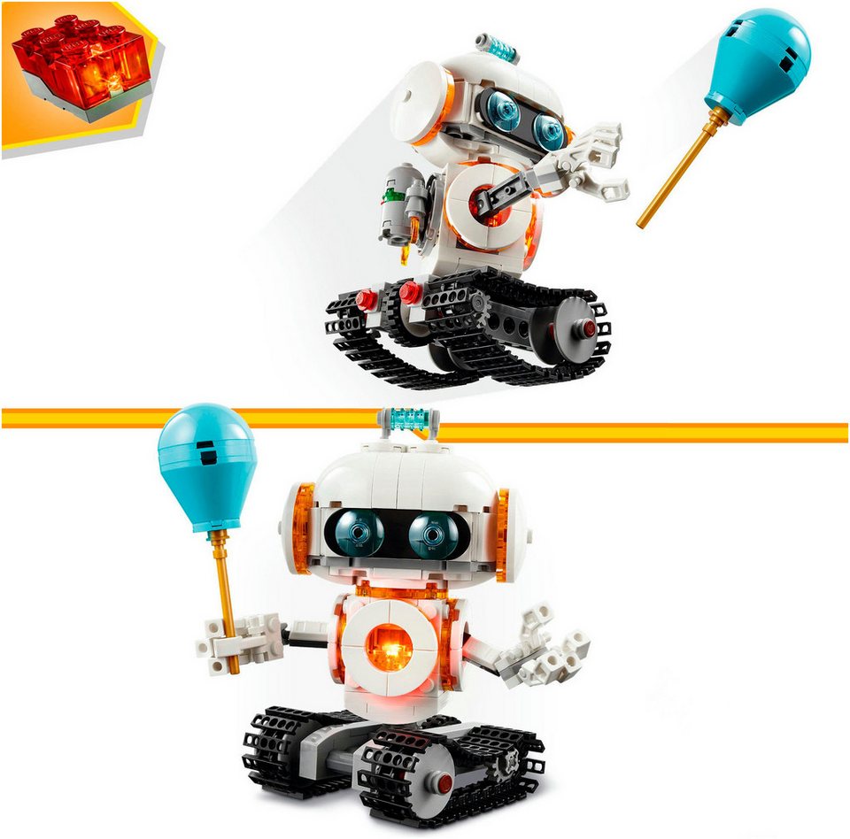 LEGO® Weltraum-Roboter (31164), LEGO Creator Konstruktionsspielsteine, (281 St), Made in Europe