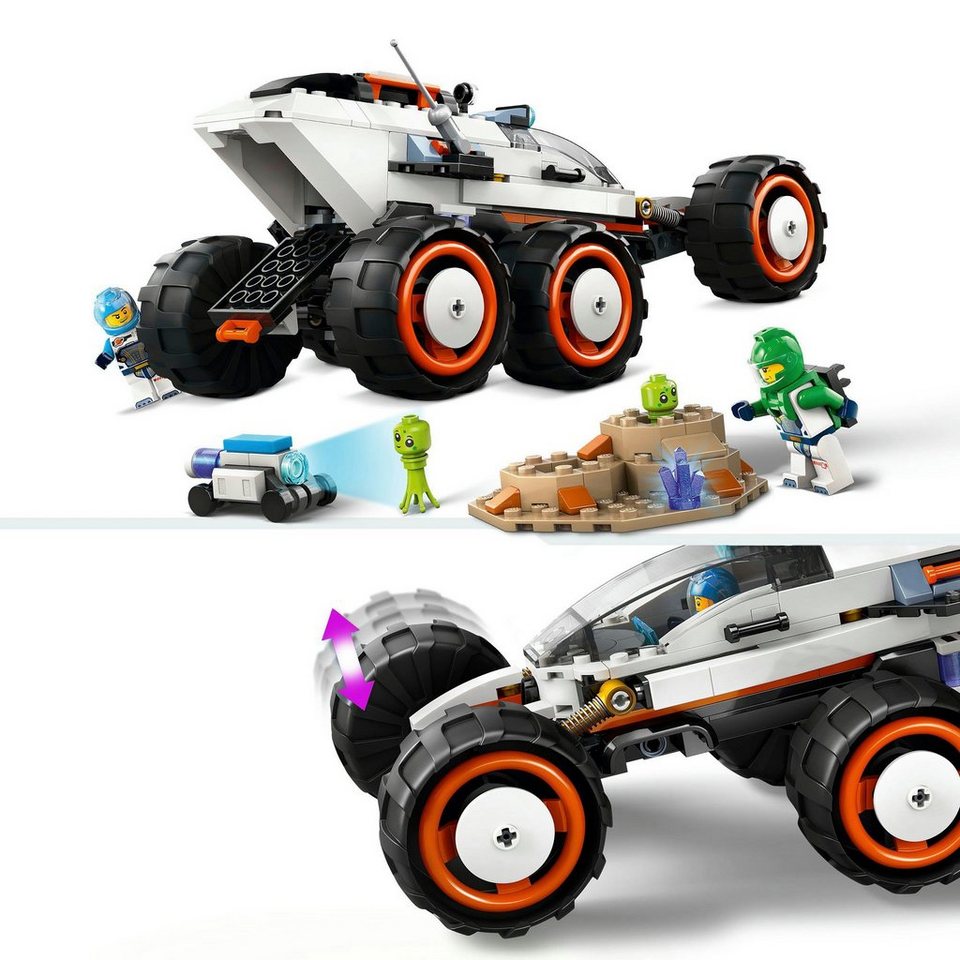 LEGO® Weltraum-Rover mit Außerirdischen (60431), LEGO City Konstruktionsspielsteine, (311 St), Made in Europe