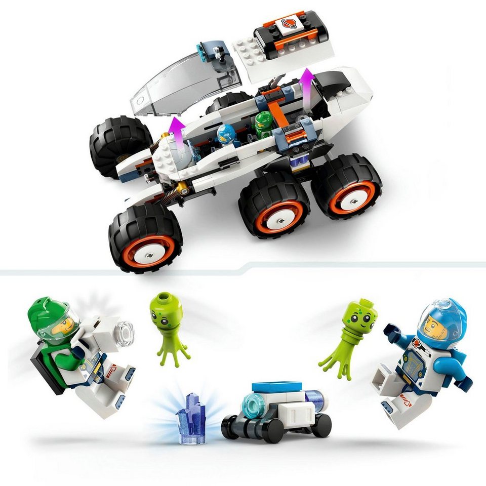 LEGO® Weltraum-Rover mit Außerirdischen (60431), LEGO City Konstruktionsspielsteine, (311 St), Made in Europe