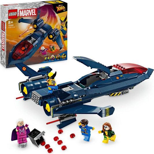 LEGO® X-Jet der X-Men (76281), LEGO Super Heroes Konstruktionsspielsteine, (359 St), Made in Europe