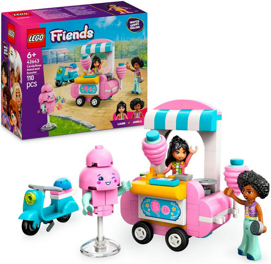 LEGO® Zuckerwattestand (42643), LEGO Friends Konstruktionsspielsteine, (110 St), Made in Europe