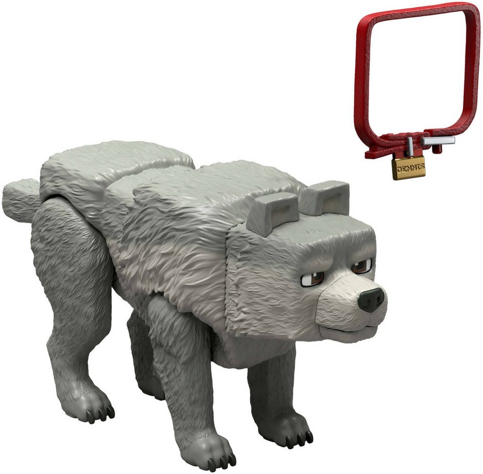 Mattel® Actionfigur Minecraft Dennis der Wolf, (Set)