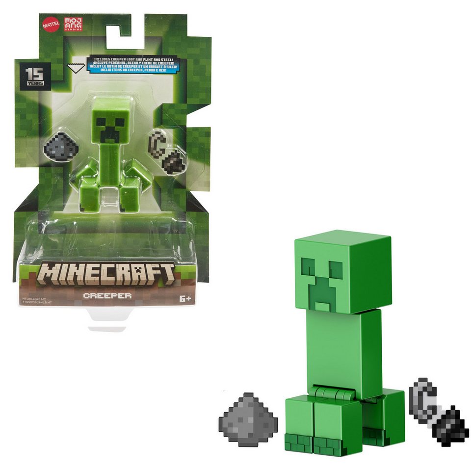 Mattel® Spielfigur Minecraft - Core Figur Creeper (NEU & OVP)