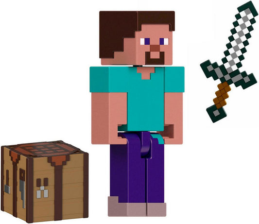 Mattel® Spielfigur Minecraft Core Figur Steve