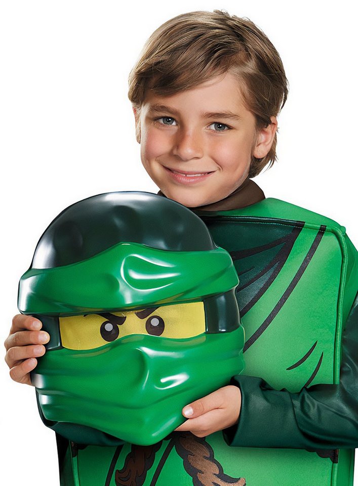 Metamorph Verkleidungsmaske Lego Ninjago – Lloyd Legacy Maske für Kinder, Offiziell lizenzierte Minifigur Maske des Ninjago-Helden
