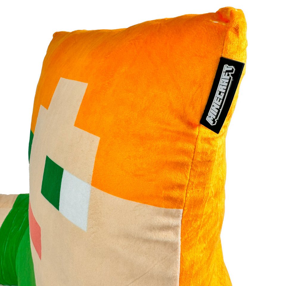 Minecraft Sitzkissen - praktisches Lesekissen mit Rückenlehne - in 3 versch. Designs, Relaxkissen aus weichem Samt mit Rückenlehne - Perfekt zum Entspannen