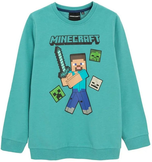 Minecraft Sweatshirt MINECRAFT Kinder Sweatshirt Jungen + Mädchen 6 - 14 Jahre