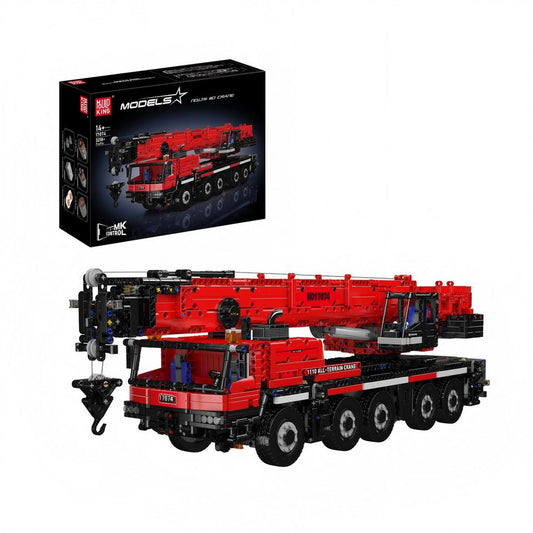 Mould King 17074 Ferngesteuerter Kran Moc Klemmbausteine 3218 Teile Konstruktionsspielsteine, (Set, 3218 St)