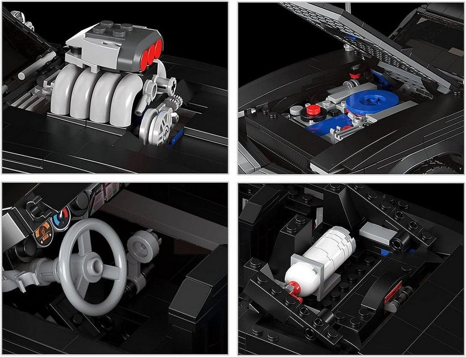 Mould King Mould King 10028 Charger Muscle Car 1.439 Teile Konstruktionsspielsteine, (1439 St)