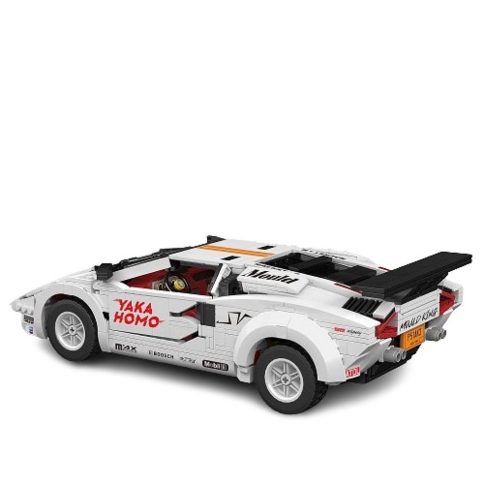 Mould King Mould King 10045 Countach Sportwagen 1.349 Teile Konstruktionsspielsteine, (1349 St)