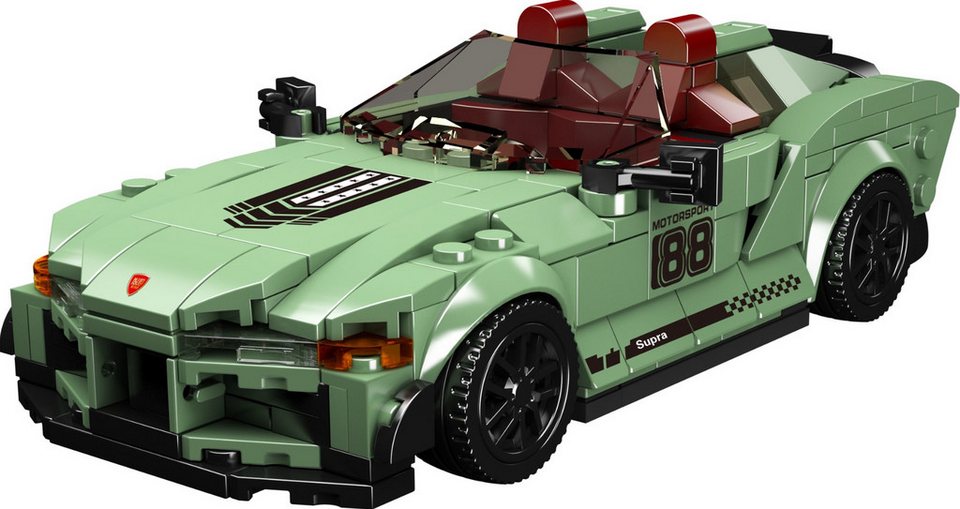 Mould King Mould King 27046S Speed Champion Supra Cabriolet 348 Teile Konstruktions-Spielset, (348 St)