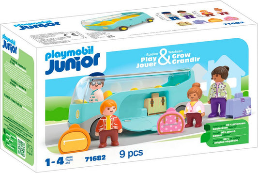 Playmobil® Reisebus (71682), JUNIOR Konstruktions-Spielset, (9 St), Made in Europe
