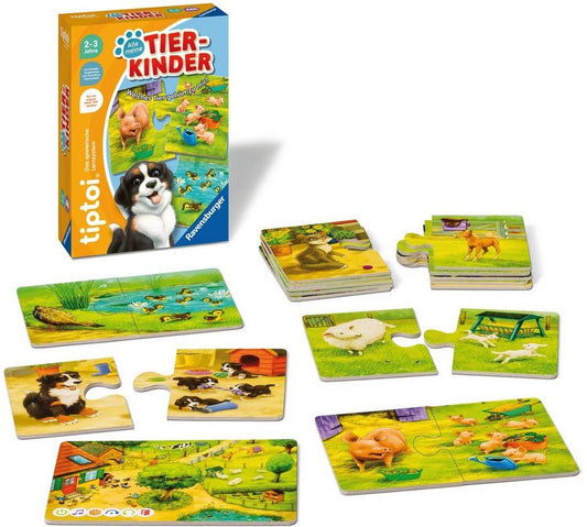 Ravensburger Puzzle tiptoi® Alle meine Tierkinder, Puzzleteile, Made in Europe