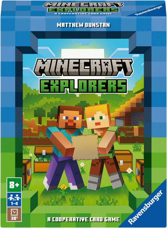 Ravensburger Spiel Minecraft Explorers, Kartenspiel, Made in Europe