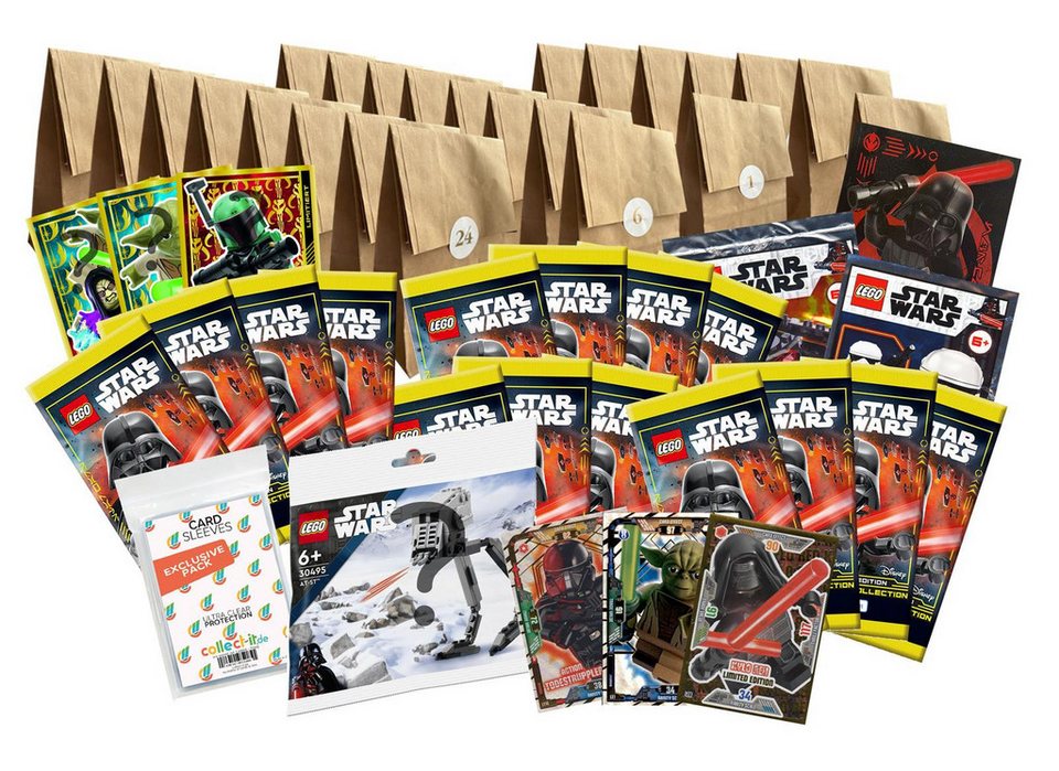 Star Wars Sammelkarte LEGO Star Wars 4 - Der Adventskalender 2023 - 24 tolle Überraschungen