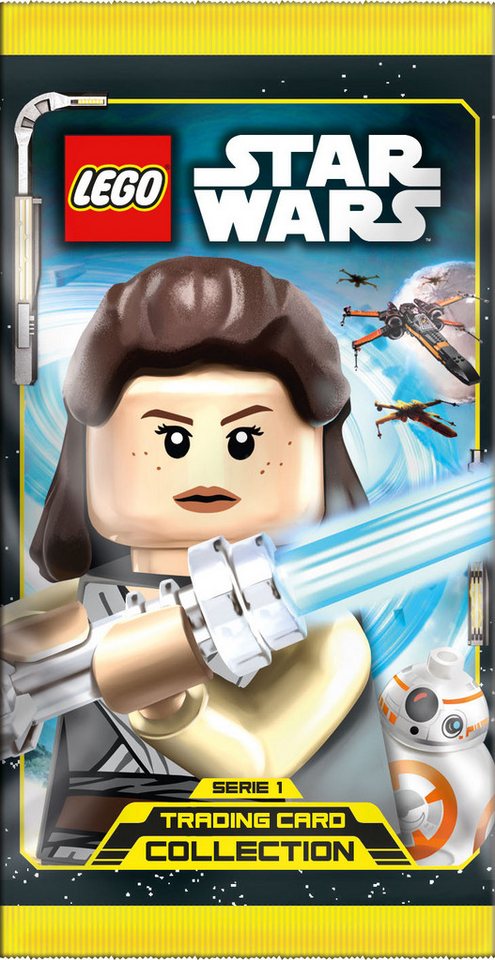 Star Wars Sammelkarte LEGO Star Wars - Serie 1 Trading Cards - 10 Displays (500 Booster)