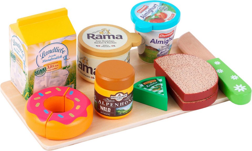 Tanner Spiellebensmittel Frühstücks-Set, (10-tlg), aus Holz